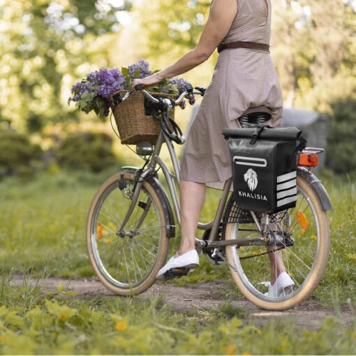KHALISIA-Fahrradtasche fuer Gepaektraeger-ebike-radtasche-e-bike-satteltaschen-fahrrad korb-fahrradlicht ( (10)