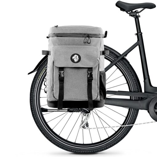 CoolBag- grau Kühltasche Fahrradtasche Rucksack